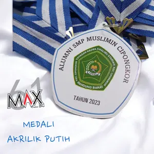 Medali Akrilik Mendali Wisuda Medali Kelulusan Medali Custom Sekolah