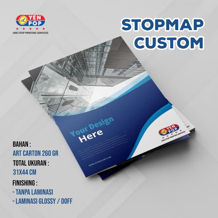 Jual Cetak Stopmap / Map Custom Logo Perusahaan (Full Color) - AC 260 ...