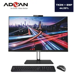 PC Komputer AIO Advan DESKBOOK I3-82S / I5-85S Intel core i3-1215U / i5-1235U ram 8GB ssd 256GB 23.8 inch Windows 11 keyboard mouse TKDN