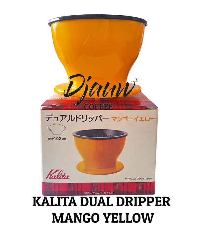 Gambar KALITA DUAL DRIPPER - MANGO YELLOW dari Djauw Coffee Kota Administrasi Jakarta Timur Tokopedia