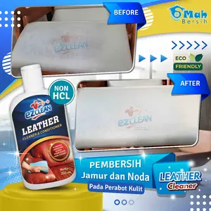 EZCLEAN PEMBERSIH TAS KULIT SOFA KULIT PEMBERSIH JOK KULIT SINTETIS & PERAWATAN LEATHER CLEANER