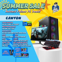 Gambar SUMMER SALE PC CANYON - INTEL CORE i5-12400F - RTX 3050 6GB - DEFAULT dari bengkelkomputerptk Kota Pontianak 1 Tokopedia