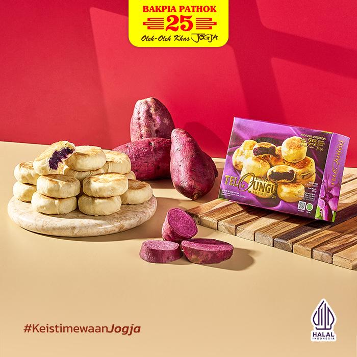 Gambar Bakpia Pathok 25 Premium Telo Ungu | Oleh-Oleh Khas Jogja dari Bakpia Pathok 25 Kota Yogyakarta Tokopedia