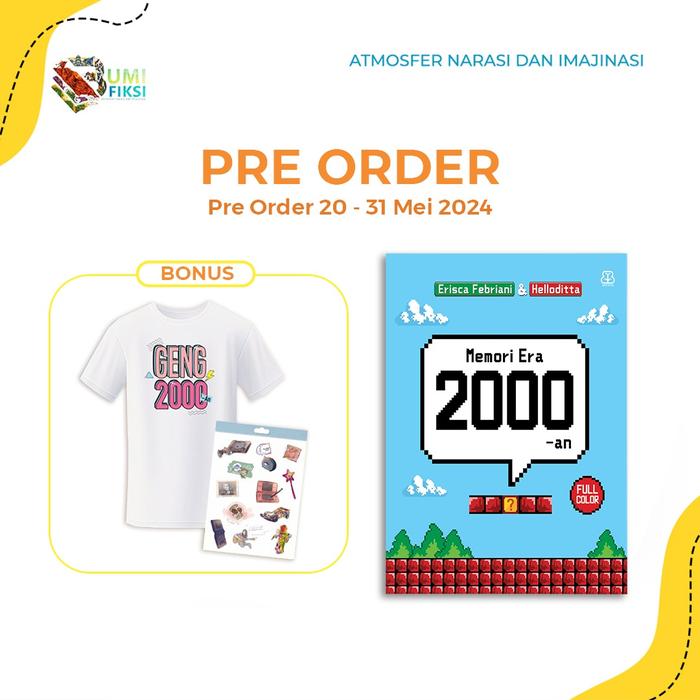 Gambar PRE ORDER Buku Entertainment - Memori Era 2000-an - Erisca Febriani x Helloditta - Bentang Pustaka - Bumifiksi (20 MEI - 31 MEI 2024) dari BumifiksiJogjakarta Kab. Sleman Tokopedia