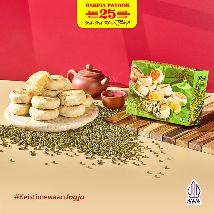 Gambar Bakpia Pathok 25 Premium Kacang Hijau | Oleh-Oleh Khas Jogja dari Bakpia Pathok 25 Kota Yogyakarta Tokopedia
