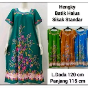 daster hengky sikak motif Bunga anyelir