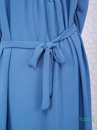 Gambar Dress Muslim Wanita Gamis Hana Denim Crinkle Polos Tazkia Hijab Store dari Tazkia Hijab Store Kota Bandung 5 Tokopedia