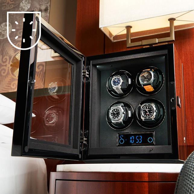 Gambar BILLSTONE Fusion 4 Watch Winder | Pemutar Jam Tangan dari BILLSTONE OFFICIAL Kota Administrasi Jakarta Pusat Tokopedia