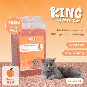 PASIR KUCING TOFU / SOYA PASIR GUMPAL KING/ KING 7L 7 L