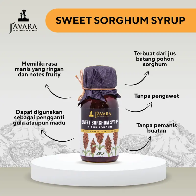 Javara - Sweet Sorghum Syrup - Sirup Sorgum 70ml 1