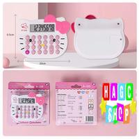 Gambar Hagcshop Kalkulator HELLO KITTY 8 Digit - Calculator Check & Correct KT A 225 - Putih dari Scvinens Official Store_NEW Kab. Tangerang 1 Tokopedia