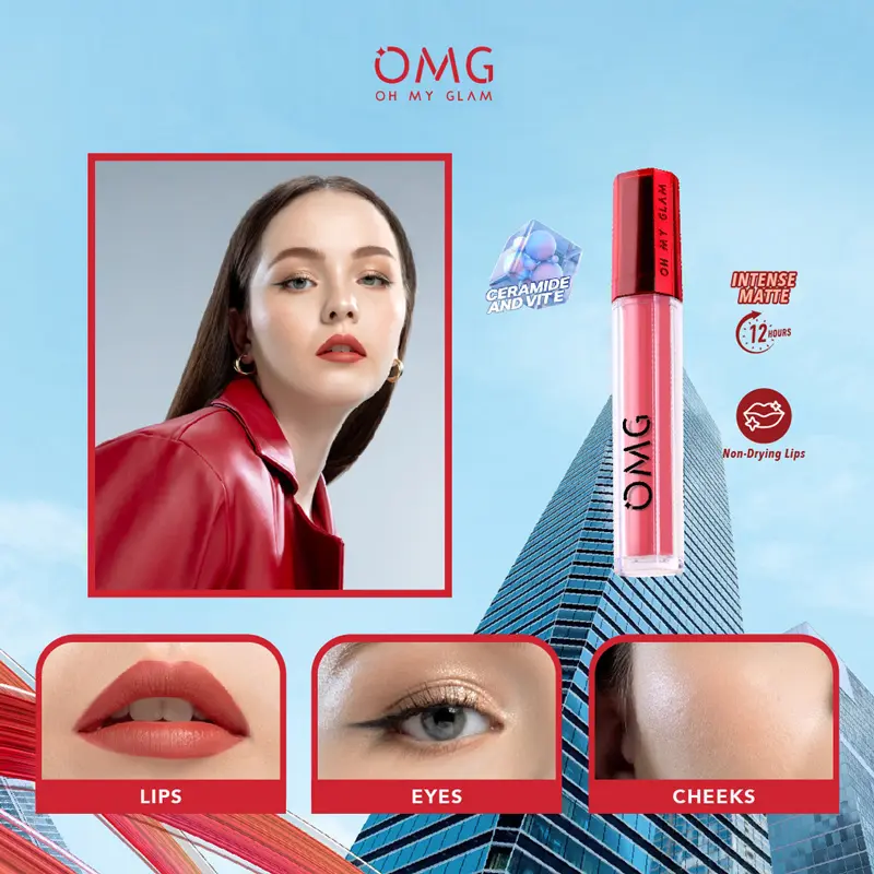OMG LIP CREAM MATTE Kiss Ombre Halal BPOM 4