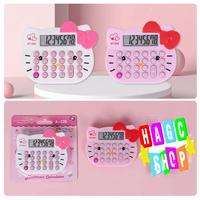Gambar Hagcshop Kalkulator HELLO KITTY 8 Digit - Calculator Check & Correct KT A 225 - Putih dari Scvinens Official Store_NEW Kab. Tangerang 2 Tokopedia