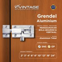 Gambar GRENDEL/ SELOT/ SLOT PINTU 2 INCH ALUMINIUM VINTAGE - BLACK dari vinindoofficial Kota Surabaya 1 Tokopedia