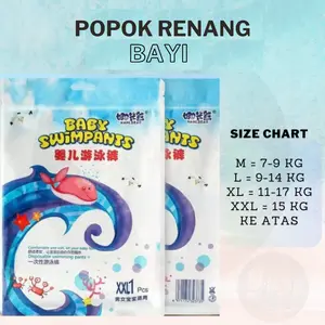 Diapers Popok Renang Anak Bayi Balita Popok Tahan Air Baby Swim Pants