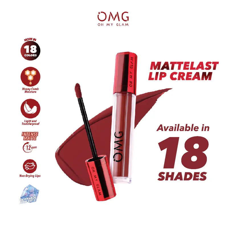 OMG LIP CREAM MATTE Kiss Ombre Halal BPOM 0