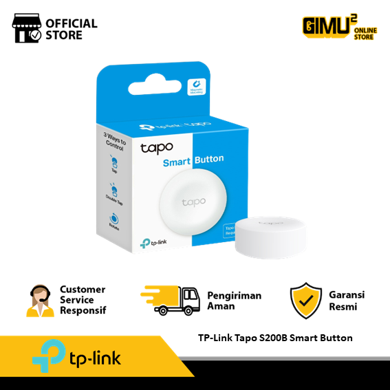 Gambar TP-Link Tapo S200B Smart Button dari Gimu Gimu Store Kota Administrasi Jakarta Utara Tokopedia
