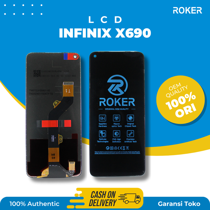 Gambar LCD TOUCHSCREEN COMPATIBLE INFINIX X690 NOTE 7 FULLSET BY ROKER dari Roker Indonesia Kota Administrasi Jakarta Pusat Tokopedia