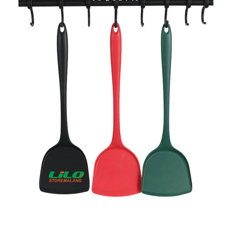 SUTIL Spatula TEFLON goreng silikon anti gores tahan panas 33cm L25 3