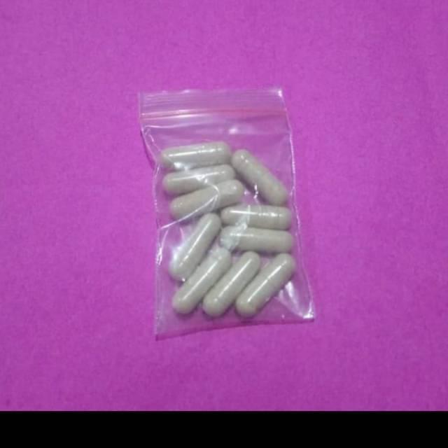 Kapsul cacing 10 kapsul / panas dalam