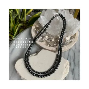 GROUNDING HEMATITE ENERGY Necklace& Anklet