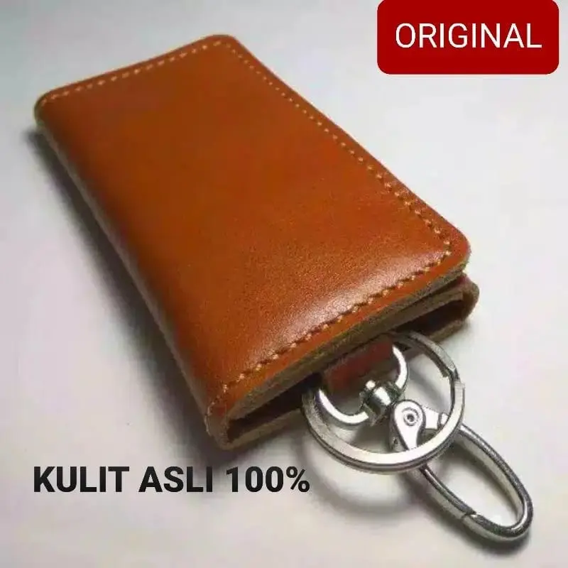 dompet stnk kulit asli Gantungan Kunci motor mobil rumah model terbaru