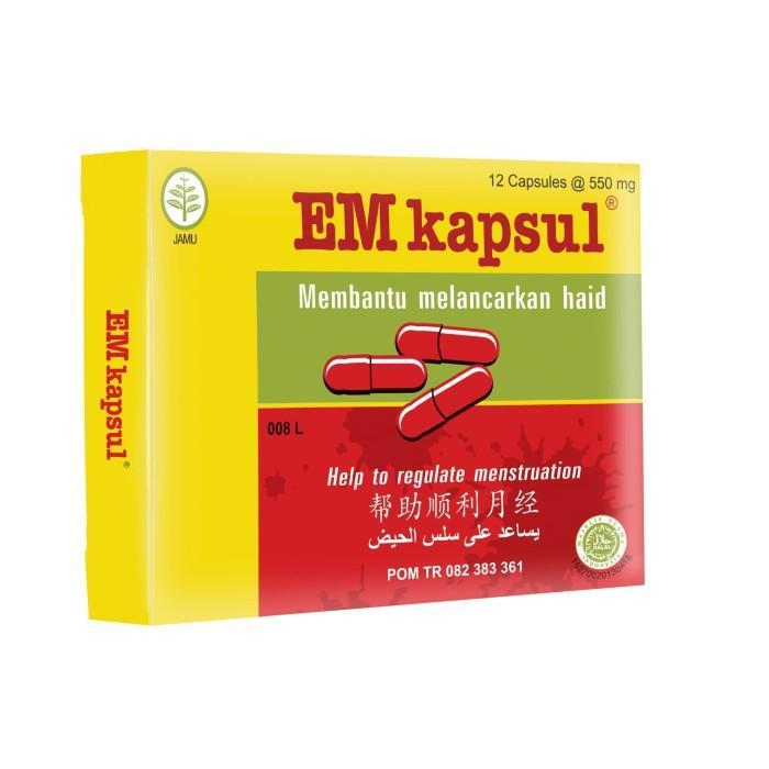 EM KAPSUL(MELANCARKAN HAID)12'S