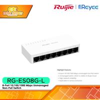 Gambar SWITCH HUB RUIJIE/REYEE RG-ES08G-L 8-Port Gigabit Unmanaged Plastic Switch dari Techno Computer Bali Kota Denpasar 1 Tokopedia