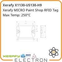 Gambar Xerafy X1130-US130-H9 MICRO Paint Shop RFID Tag UHF EPC EPC global Class 1 Gen2 Long Range Hi-temp High Temperature 250°C Alien Higgs 9 Chemical Resistant Waterproof IP68 dari Electron ID_NEW Kota Tangerang 2 Tokopedia