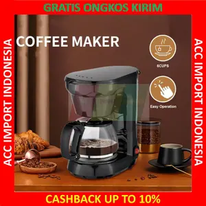 Mesin Kopi Espresso Semi Otomatis Drip Coffee Maker Pembuat Kopi Electric