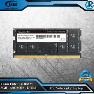 Team Elite SODIMM DDR5 8GB 4800MHz - PC38400, RAM|Memory Laptop 8 GB