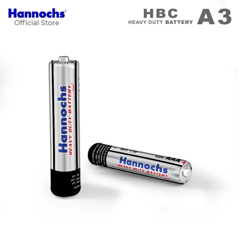 BATERAI HANNOCHS AA AAA BATRE HANNOCHS A2 A3 HEAVY DUTY BATTERY HANNOCHS BATREI 3
