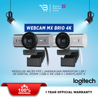 Gambar Logitech MX Brio Webcam Streaming Ultra HD 4K, 1080p pada 60 FPS - Hitam dari Blisatu.id Kota Administrasi Jakarta Pusat 1 Tokopedia