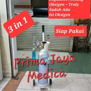 Tabung 1 m3 Regulator Selang Troli