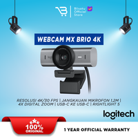 Gambar Logitech MX Brio Webcam Streaming Ultra HD 4K, 1080p pada 60 FPS - Hitam dari Blisatu.id Kota Administrasi Jakarta Pusat 3 Tokopedia