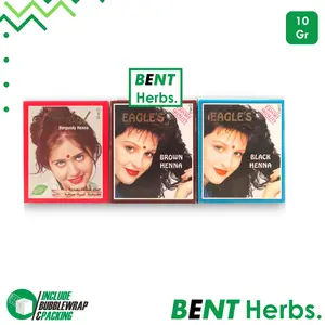 Henna Cat Pewarna Rambut Eagle's 10 Gr Herbul Eagle Satuan Asli Original BPOM