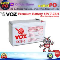 Gambar VOZ Battery 12V 7.2AH Deep Cycle VRLA Aki Baterai Kering 7.2 ah 12 V dari outletPC.id Kota Medan 1 Tokopedia