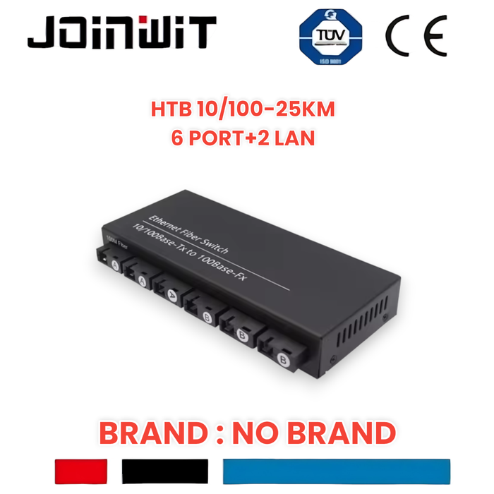 Gambar Media Converter 6 Port Fo 2 Port Lan 10/100 Fiber Optic FTTH 6FO 2LAN dari Joinwit Kota Administrasi Jakarta Utara Tokopedia