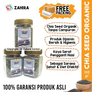 CHIA SEED TOPLES Premium 130gr Organic Suplemen Kesehatan Detox Diet Makanan Sehat Antioksidan