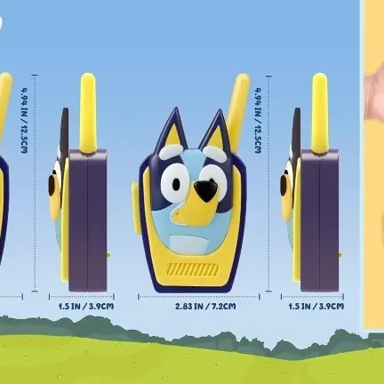 Bluey Toy Walkie Talkies for Kids, Indoor and Outdoor Toys for Kids and Fans of Bluey Toys for Toddlers 3