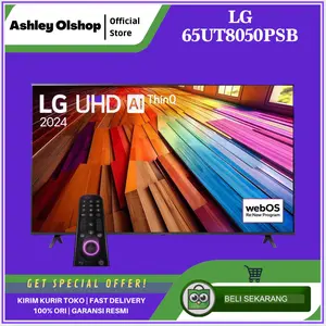 TV LG 65 Inch 4K UHD LG 65UT8050PSB UHD 4K Smart TV LG UT8050 65 Inch 65UT8050 [ORI]