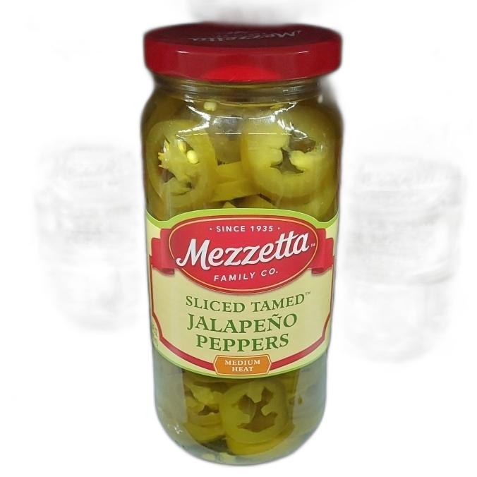 Mezzetta slice tamed jalapeno peppers 473 ml medium hot | acar cabai 0