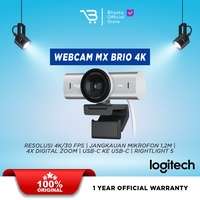 Gambar Logitech MX Brio Webcam Streaming Ultra HD 4K, 1080p pada 60 FPS - Hitam dari Blisatu.id Kota Administrasi Jakarta Pusat 4 Tokopedia