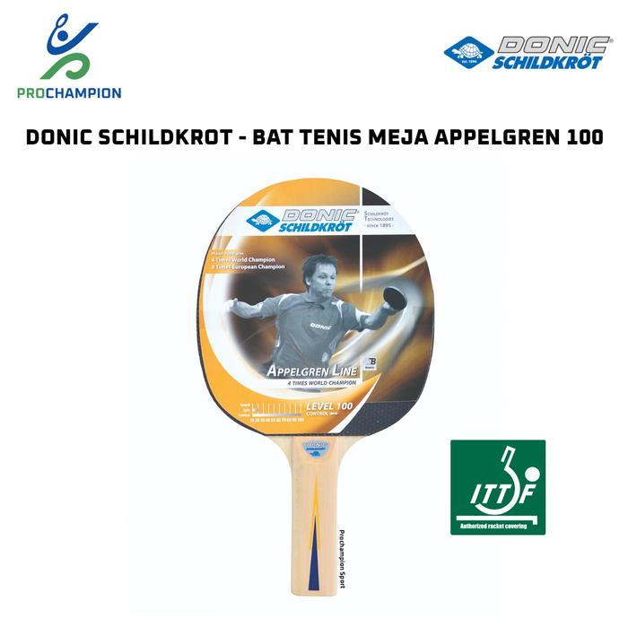 Gambar New ! Bat Tenis Meja Schildkrot Appelgren 100 dari PROCHAMPION Kota Administrasi Jakarta Barat Tokopedia
