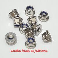 Gambar Mur Nylon Flange M8 Stainless Steel dari ANEKA BAUT SEJAHTERA Kab. Bekasi 2 Tokopedia