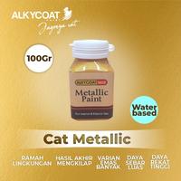 Gambar Alkycoat Deco Metallic Paint Cat Dekoratif Metalik 100g - G871 (Gold) dari ALKYCOAT Paint Kab. Sidoarjo 4 Tokopedia