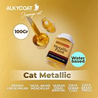 Gambar Alkycoat Deco Metallic Paint Cat Dekoratif Metalik 100g - G871 (Gold) dari ALKYCOAT Paint Kab. Sidoarjo 1 Tokopedia