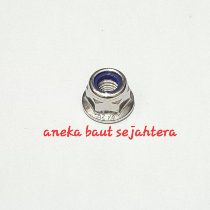 Gambar Mur Nylon Flange M8 Stainless Steel dari ANEKA BAUT SEJAHTERA Kab. Bekasi Tokopedia