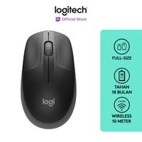 Gambar Logitech M190 Full Size Wireless Mouse Kozak Garansi Resmi M 190 Biru Hitam - Hitam dari Click & Go Tokopedia Kota Bandung 1 Tokopedia