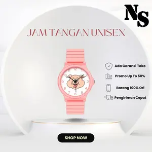 Jam tangan unisex analog Y-4 original garansi Anak Hitam